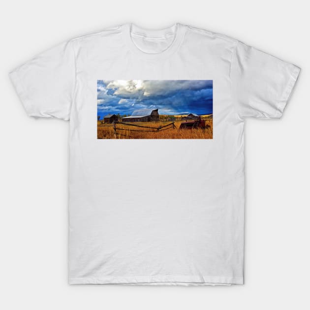 Barns of Mormon Row T-Shirt by briankphoto